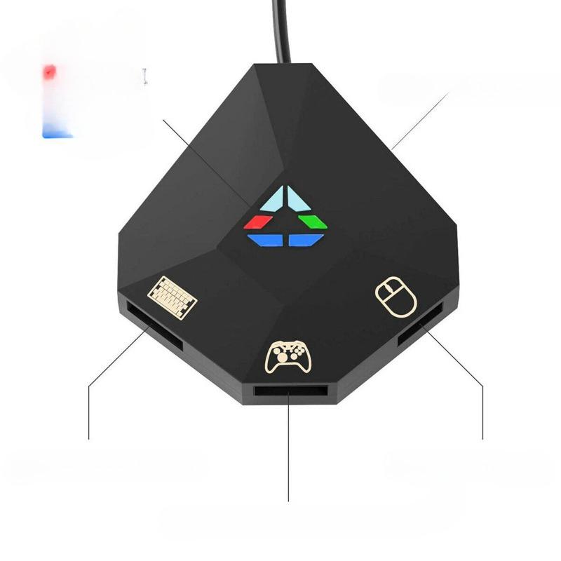 Tastatur- Und Mauskonverter-Adapter Für Xbox One, PS4, Switch, PS3-Gaming 3-Port