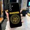 R-Ramones Band Phone Case For Samsung A25 A13 A33 5G A54 A36 A35 A56 A52 A14 Shockproof Soft Cover
