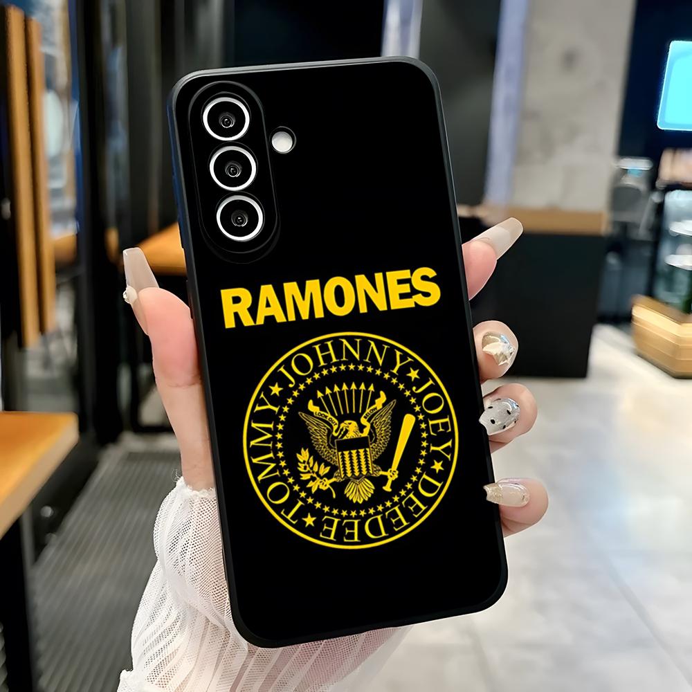 R-Ramones Band Phone Case For Samsung A25 A13 A33 5G A54 A36 A35 A56 A52 A14 Shockproof Soft Cover