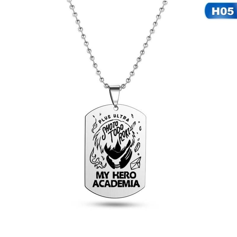 Кулон-жетон аниме из нержавеющей стали. В ассортименте