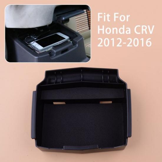 Black Center Console Armrest Storage Box Fit for Honda CRV 2012-2016 New #