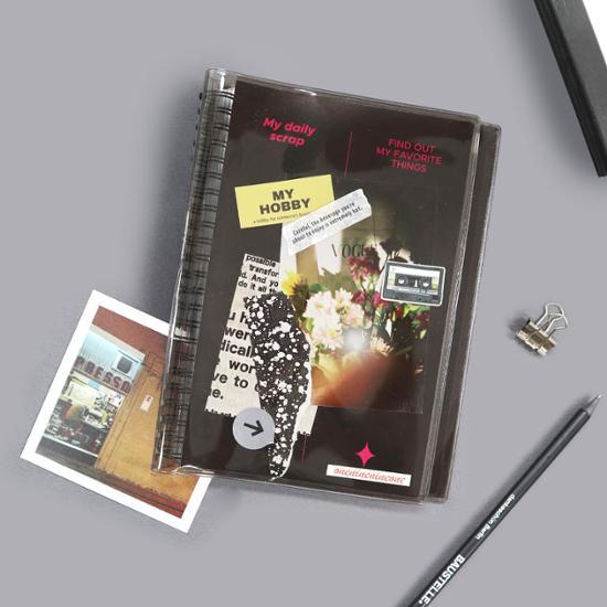 Ocheck Мой ежедневный архив коллекции Scrap Book (Выберите 1 из 3 типов), популярная фраза в Корее