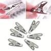 100pcs Duty Stainless Steel Clothespins - Non-Slip Grip Laundry Clips, Rustproof Indoor/Outdoor Drying - Laundry Accessories, Indoor Outdoor Use