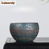 200ml Yixing Purple Clay Teacup Handmade Engraved Calligraphy Tea Bowl Raw Ore Mud Master Cup Chinese Chazhan Zisha Tea Set Gift