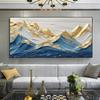 Abstract Gold Large Mountain Range Canvas Art Painting Luxury Landscape Aesthetic Poster Print For Living Room Office Home Decor No Frame