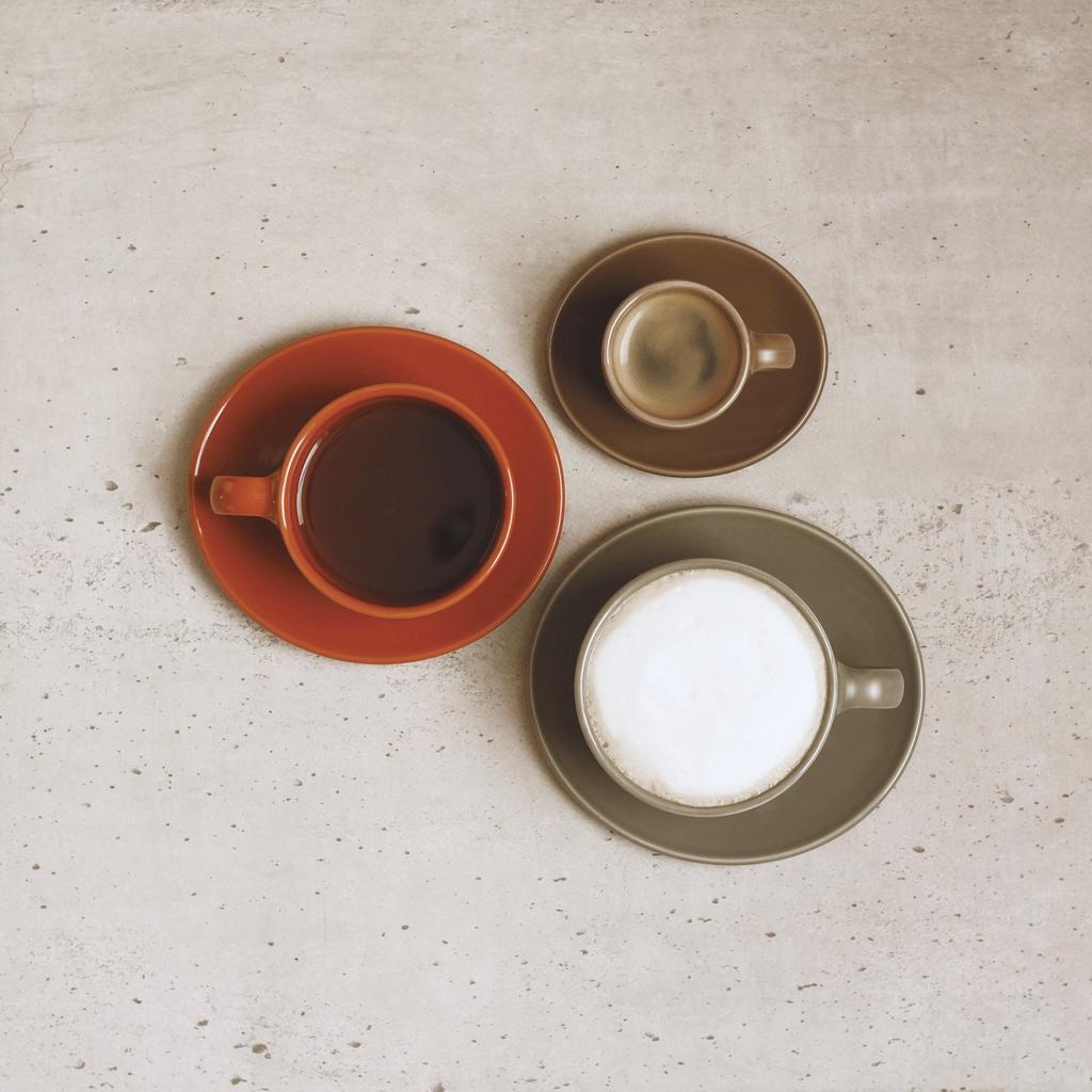 KINTO TOPO Cup 26545 & Saucer, 80ml, White,