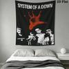 system of a down Wall Tapestry Aesthetic Wall Hanging Printed Fabric Blanket Decorative Tapestries for Bedroom Living Room Home Decor