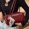 Модная портативная сумка-бостон, высококлассная сумка для поездок на работу большой вместимости, женская новая летняя универсальная сумка через плечо 2025 года