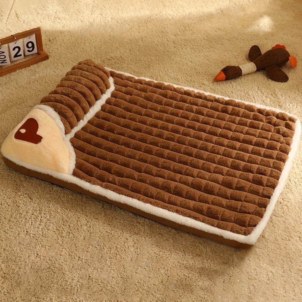 Утолщенный Теплый Коврик для Собаки Удобный Спальный Коврик Съемный Пух Кровать для Питомца Товары для Питомцев
