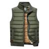 Зимняя куртка без рукавов, теплая мужская повседневная верхняя одежда, жилет большого размера с множеством карманов