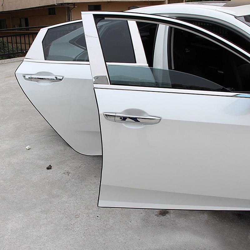 Защитная накладка на край двери автомобиля, защитная полоса с резиновым уплотнением, подходит для большинства автомобилей