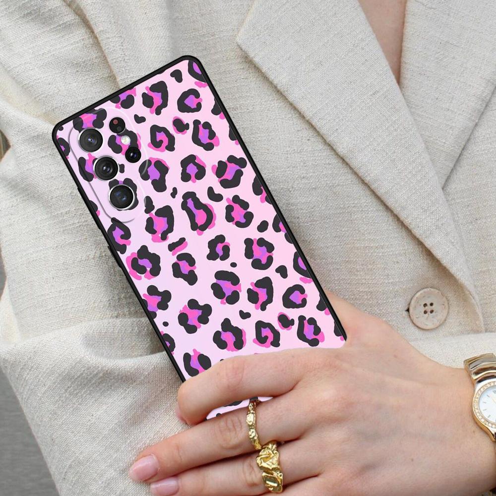 CAMOUFLAGE LEOPARD PRINT Cell Phone Case for Samsung Galaxy S26 Ultra S25 S24 S23 S22 S21 S20 Note10 Cover