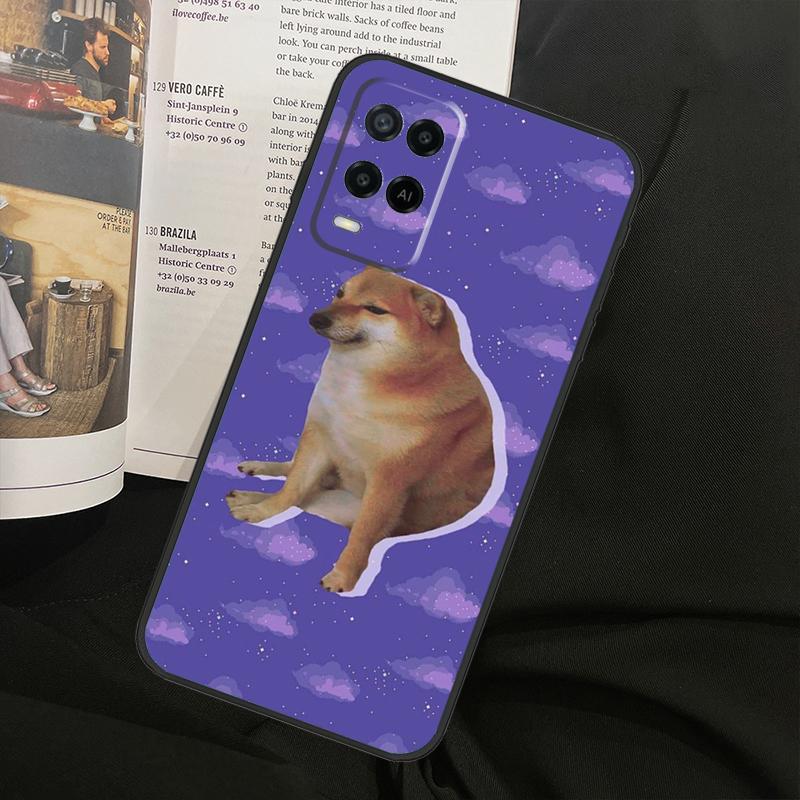 Funny Cheems Doge For Oppo A38 A18 A58 A78 A98 A79 A40 A60 A80 A16 A76 A96 A15 A74 A94 A54 A77 A17 Phone Case