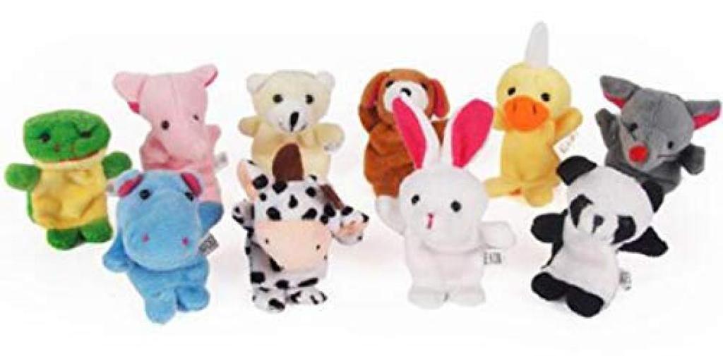 Набор пальчиковых кукол HJ Животные, Пальчиковые куклы, Пальчиковые животные, Пальчиковые мягкие игрушки, Развивающие пальчиковые куклы, Развивает воображение, Тканевые пальчиковые