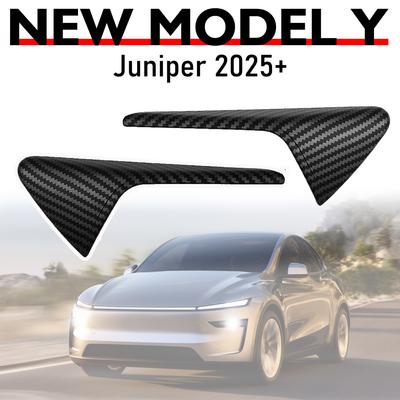 Для Tesla Новый Модель Y Juniper Модель 3 Highland 2026 Защитная Крышка Линзы Боковой Камеры Матовый Узор Углеродного Волокна Декоративные Аксессуары