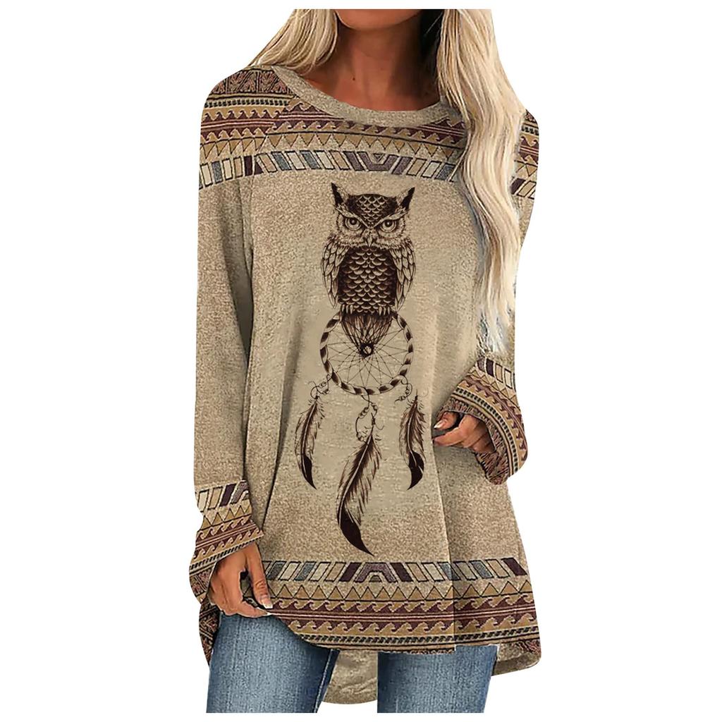 Womens Western Sweatshirts Dress Casual Tops Wear Long Sleeve Shirts Outfit Clothes For Women