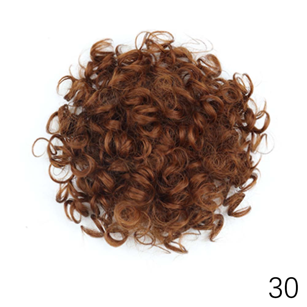 MISS WIG Синтетический беспорядочный пучок волос, 60 г, эластичный шнурок, свободные вьющиеся волосы, булочки, наращивание парика для женщин, косплей