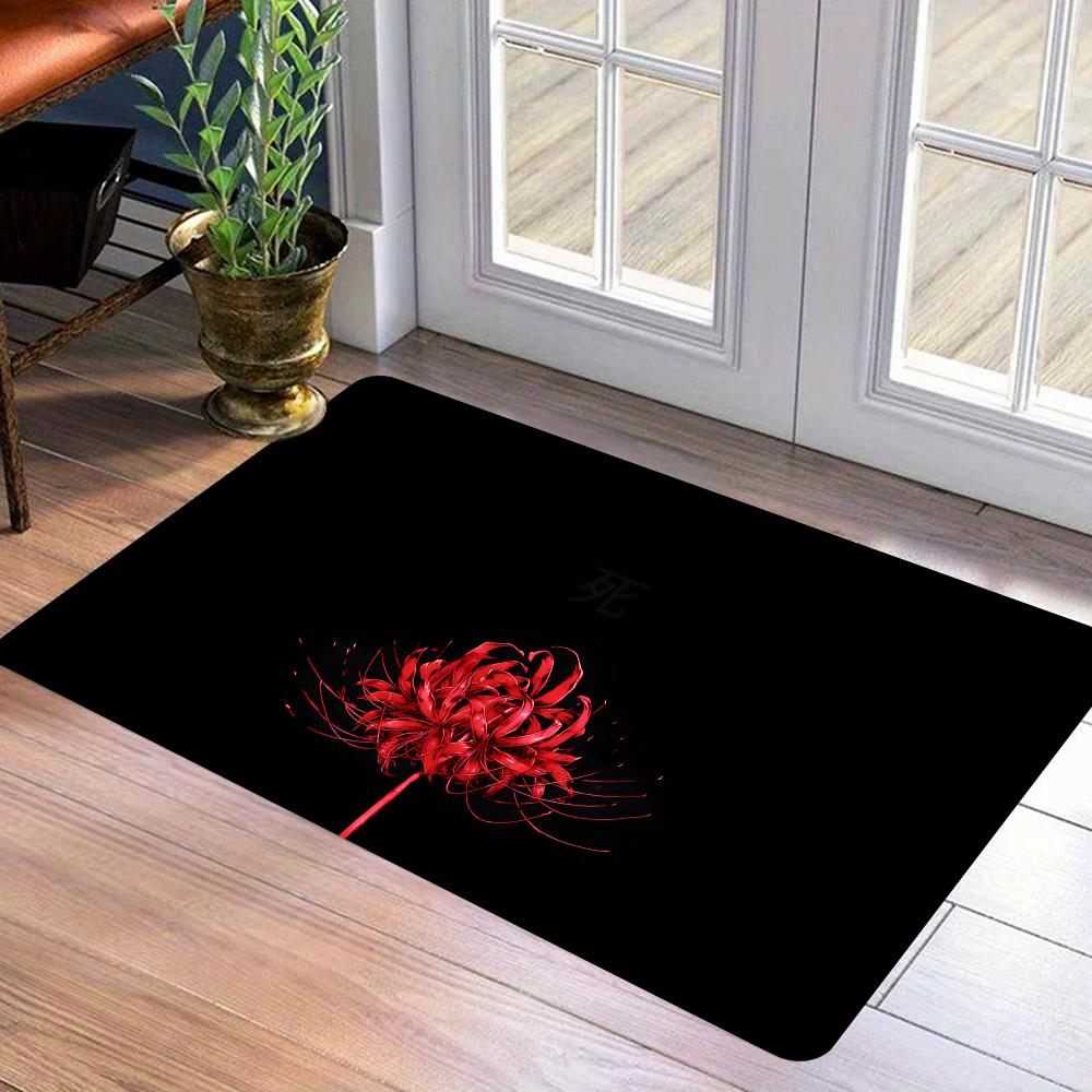 Tokyo Ghoul Floor Mat Flannel Door Mat Non-Slip Bedroom Living Room Home Decor