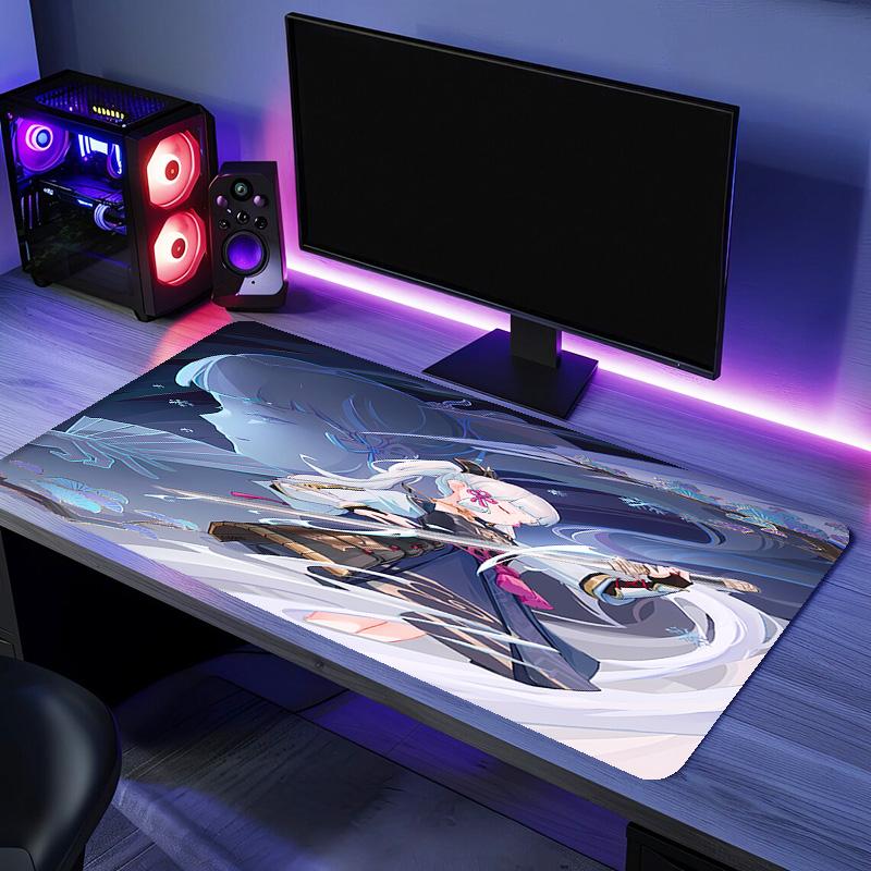 Genshin Impact characters4 Mouse Pad - Non-Slip Rubber Base, Smooth Surface for Work,Gaming,Office,And Home Use, Desk Mouse Pad