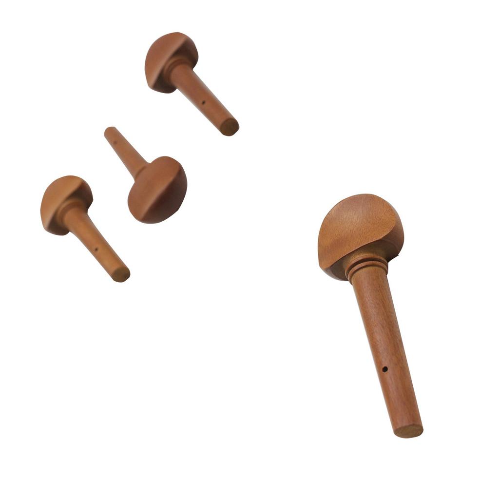 4 шт./компл., 4/4 размера, набор колков для настройки скрипки, деревянные сменные детали и аксессуары для скрипки