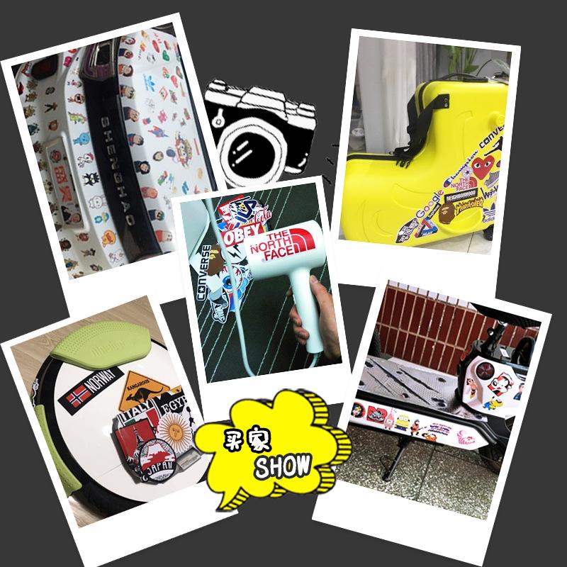 Retro Pin-Up Girl Waterproof Sticker, Colorful 50PCS