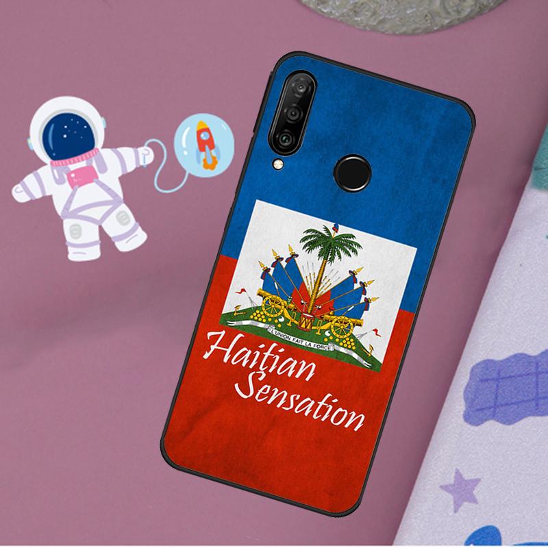 Винтажный флаг Гаити для Huawei Nova Y72 Y73 Y60 Y70 Y90 Y61 Y91 7i 8i 11i 12i 12s 9 10 SE P20 P30 P40 Lite Чехол