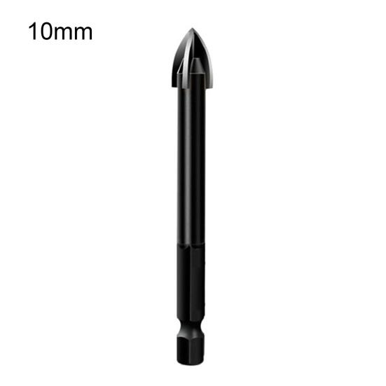 Треугольник из легированной стали, стекло, керамическая плитка, сверло, перфоратор, деревообрабатывающий инструмент