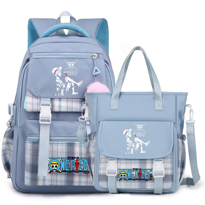 2 шт./компл. аниме цельный рюкзак высокого качества наклонная сумка через плечо повседневная сумка для подростка девочка мальчик обратно в школу мультяшная сумка рюкзак Mochila