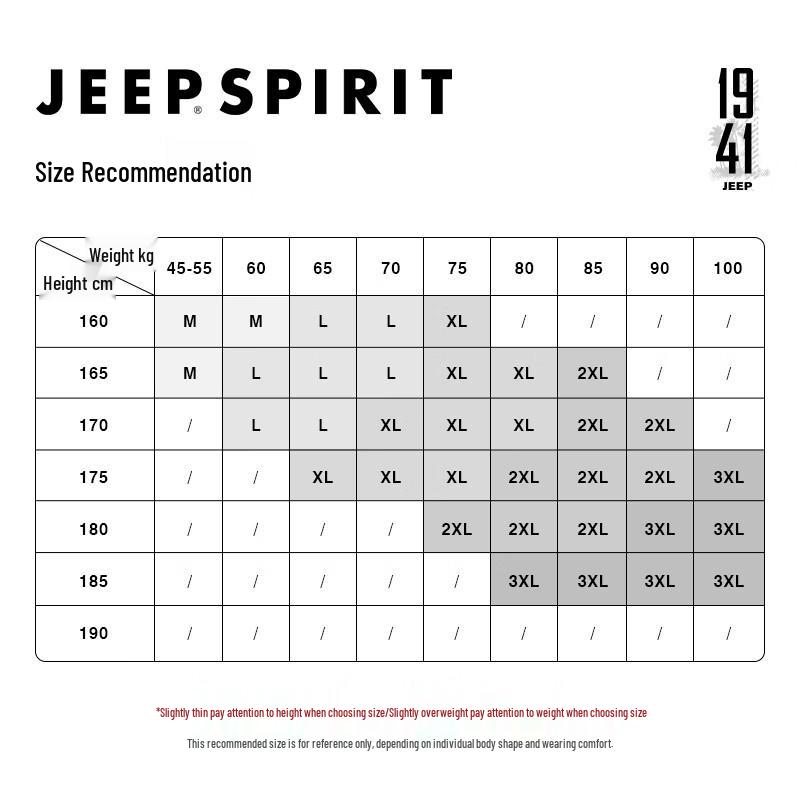 JEEP SPIRIT Men's Outdoor Windproof Waterproof Work Jacket