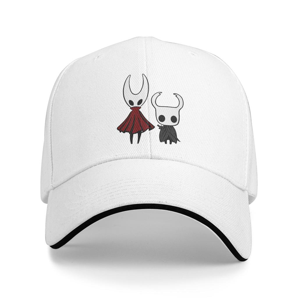 Funny Video Game Hollow Knight  Baseball Caps Hip Hop  Sandwich Caps for Unisex Women Adjustable Headwear Outdoor