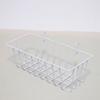Black/White/Silver Metal Decorative Storage Basket Rectangle Mesh Display Rack  Kitchen