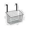 1Pcs Black White Iron Storage Basket Grid Kitchen Storage Rack  Seasoning Bottle