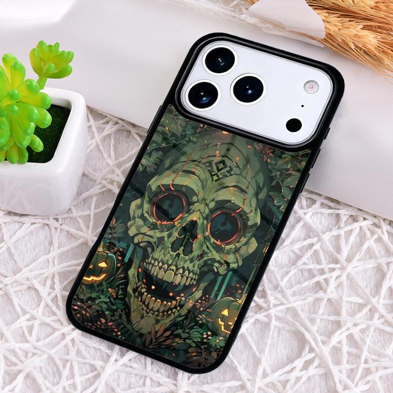 Винтажный Чехол для Телефона с Черепами Ударопрочный для iPhone 17 Air 16e 15 11 12 14 13 Pro Max Чехол Coque