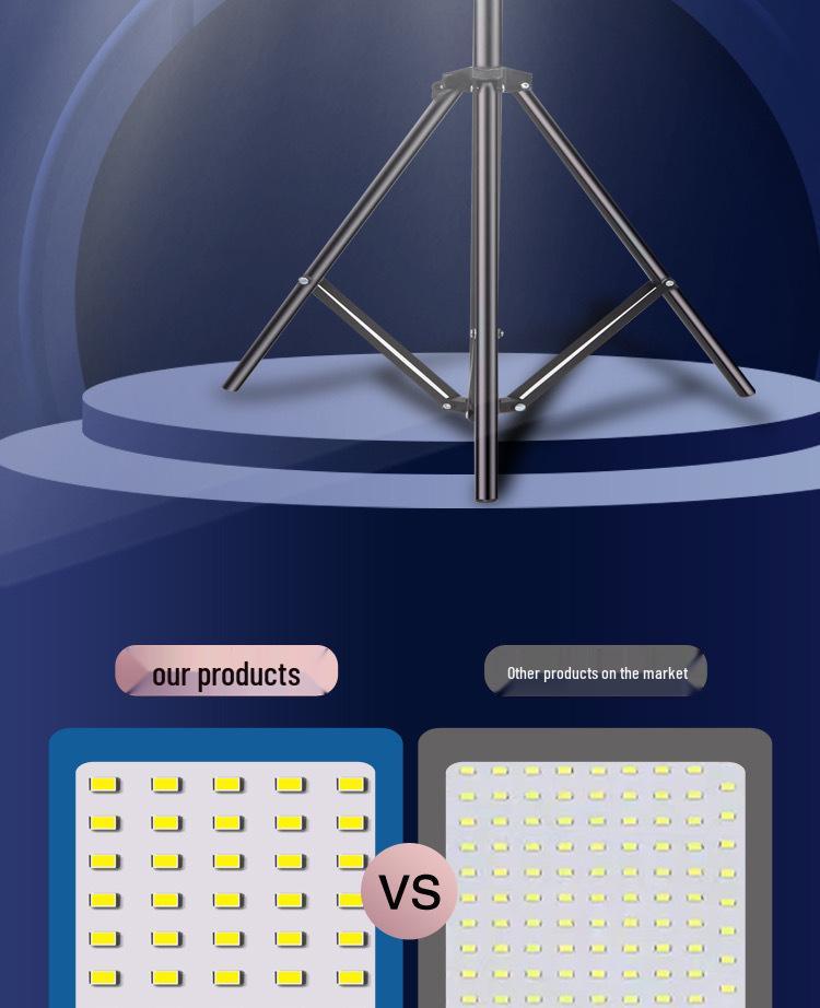 Перезаряжаемый светодиодный аварийный и заполняющий свет для улицы, кемпинга и ночных рынков