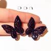 Серьги Niche Black Butterfly Серьги Temperament
