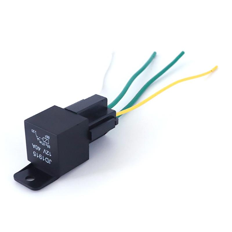 12V Dc 4 Pin Car Automotive Fused Relay 40A Normally Open Relais 40A Fuse With 4Pin/5Pin Backrest