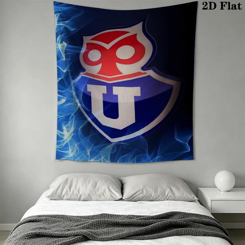 Universidad de Chile Wall Tapestry Aesthetic Wall Hanging Printed Fabric Blanket Decorative Tapestries for Bedroom Living Room Home Decor