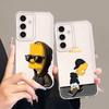 Мультяшный Чехол The S-simpsons для Samsung Galaxy A25 A51 A33 A52 A26 A24 A52 A31 A14 A16 A54 A15 A55 A23 A34 A35 A36