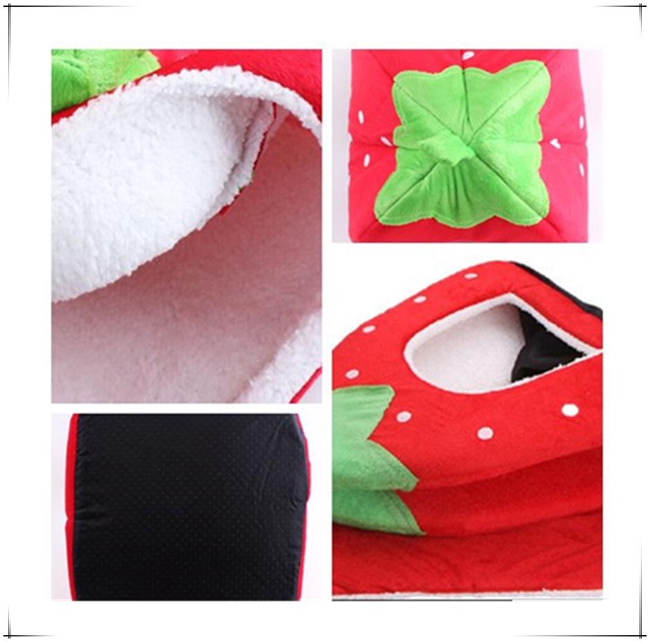 Клубничная лежанка для домашних животных для собак и кошек