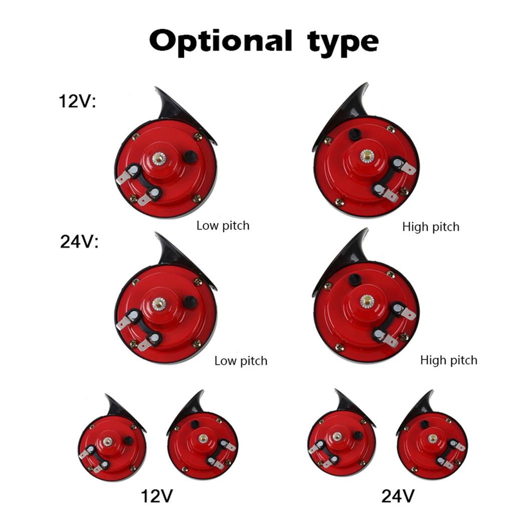 Установка двухтонального звукового сигнала автомобиля и мотоцикла, небольшой звуковой сигнал в виде улитки, звуковой сигнал электромобиля