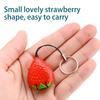 Nail Clipper Multipurpose Size Shape Foldable Creative Compact Sharp User-friendly Stainless-Steel Fruit Strawberry Keychain Fingernail