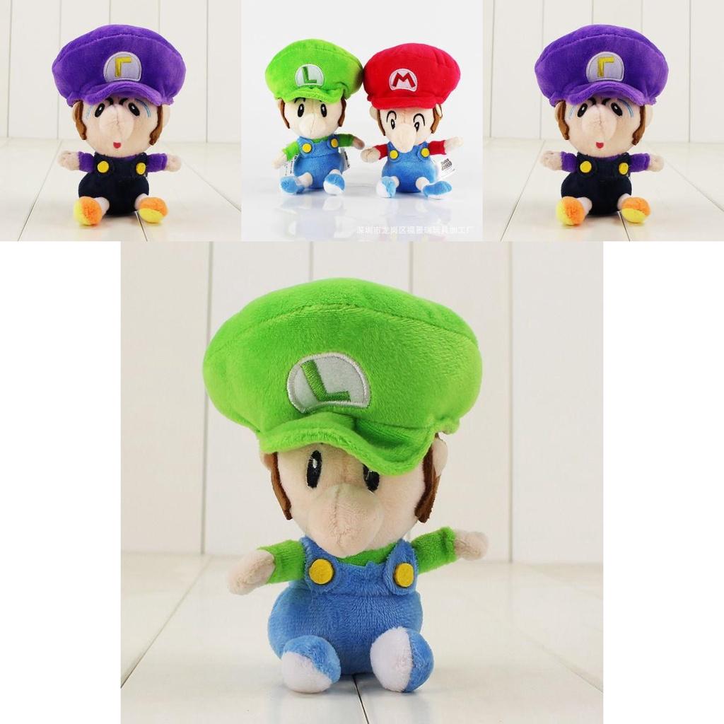 Очаровательная Плюшевая Игрушка Кукла Набивной Марио и Луиджи из Super Mario Bros 6.7" Подарок