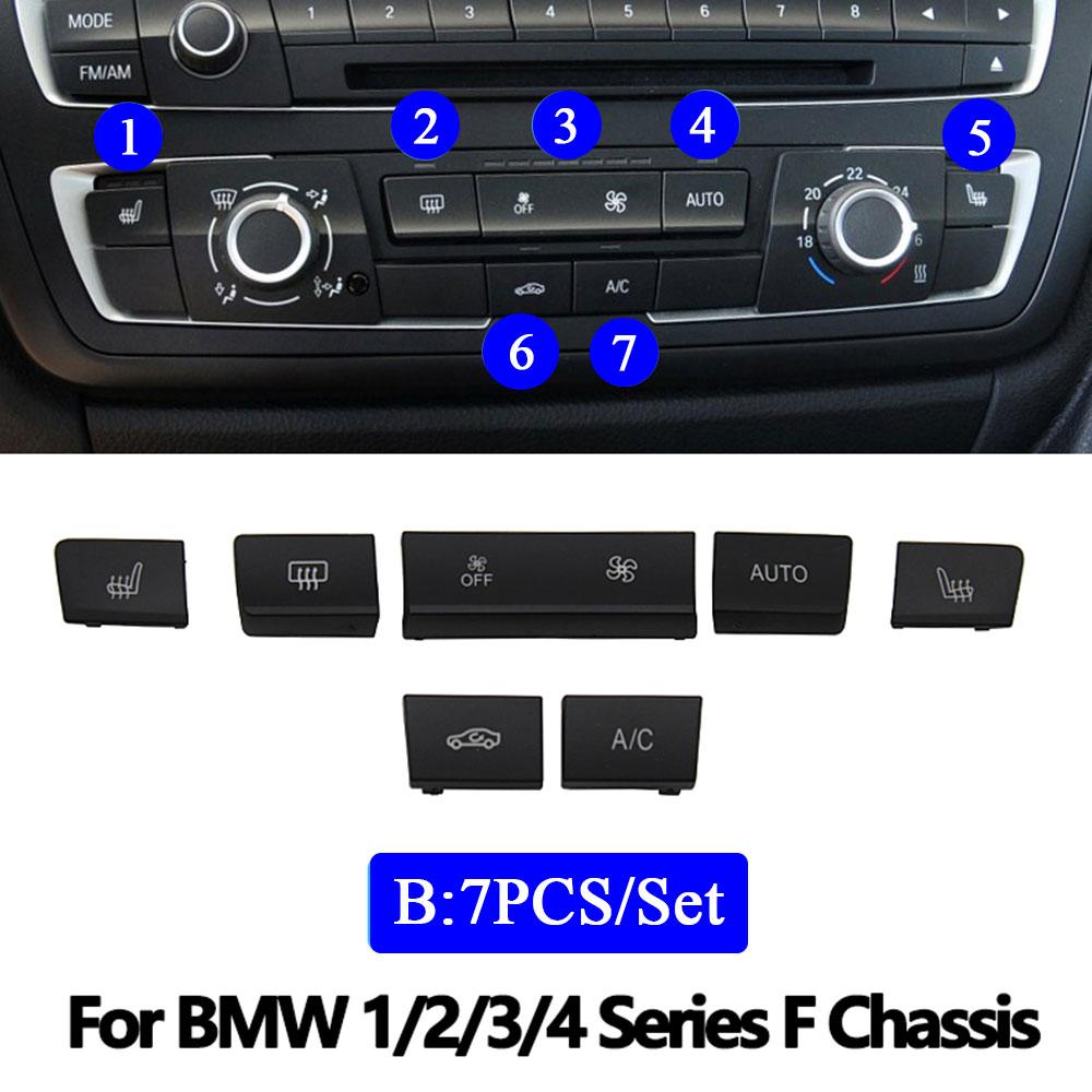 Приборная панель Air AC Vent CD-плеер, крышка управления, кнопка переменного тока, комплект для ремонта ключей для BMW 1 2 3 F Series F20 F21 F22 F30 F35 F34 F36 F45