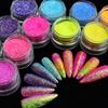 6 Boxes/set Super Shiny Mermaid Nail Glitter Powder Sequin Nail Art Decoration
