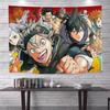 Тканевое панно Black Clover: Подъем Короля-Мага  Дизайн с коллажем из персонажей аниме  Настенное панно с принтом аниме  Идеально для декора спальни