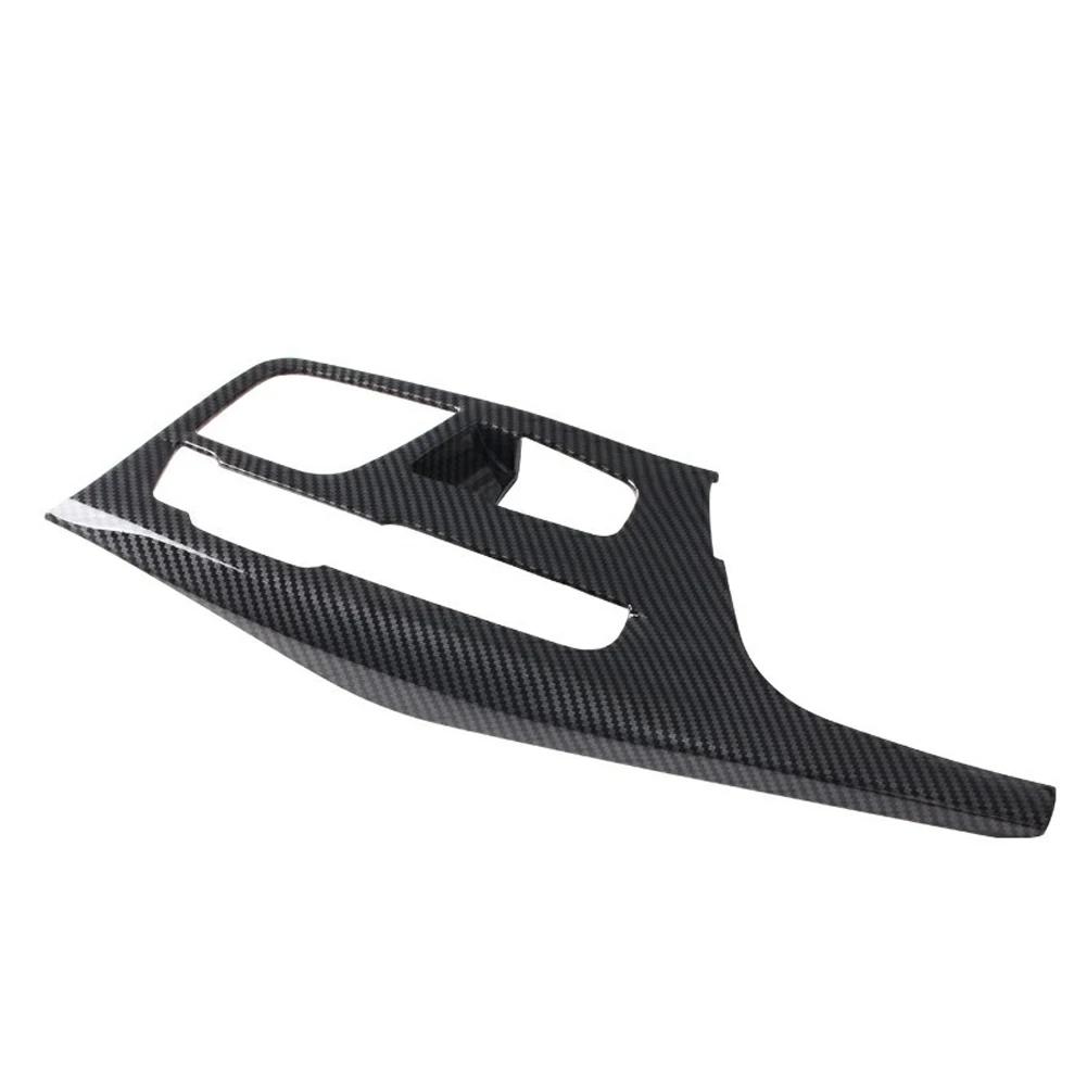 Carbon Fiber Style ABS Plastic Car Center Console Gear Shift Panel Cover Trim for BMW 5 Series G30 2017-2018 Car Sticker