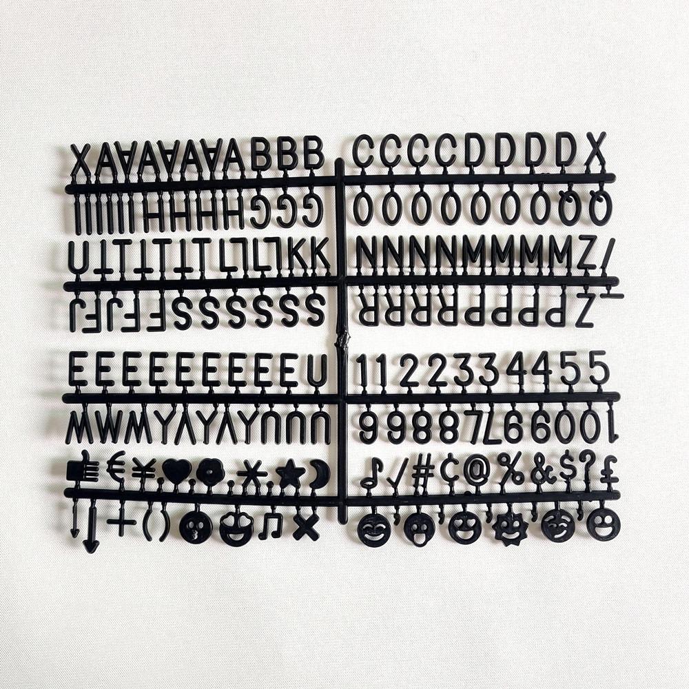 Multifunctional Wooden Letter Message Board Changeable Symbols Home Decorations Felt Letter Board 10x10 Inch Blackboard Home