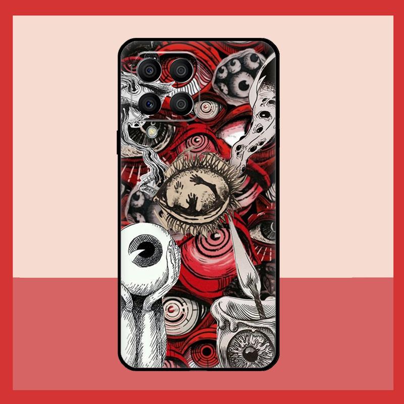 Чехол 'Страшное Лицо Глаза' для Samsung Galaxy M11 M31 M14 M34 M54 M12 M32 M52 M15 M13 M06 M16 M36 M56 M53 M35 M55