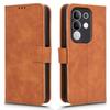 For Vivo Y29 4G Leather Case Skin Feel Anti Drop Wallet Flip Phone Cover