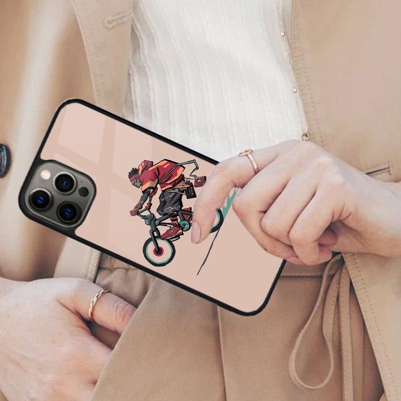 BIKE CYCLING art Magnetic Phone Case For APPLE iPhone 17 Air 16 14 13 12 Pro Max 15 Plus Wireless Charge With MagSafe Cover